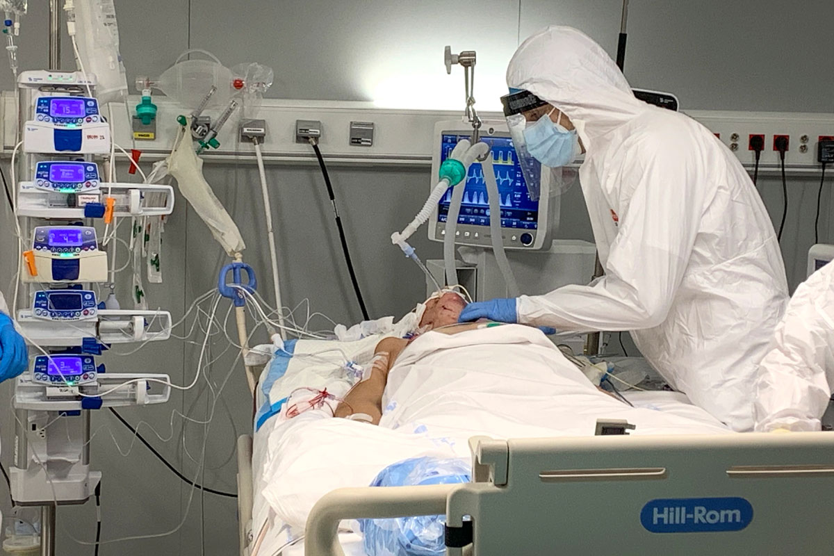 La presión hospitalaria y en UCI no deja de descender.