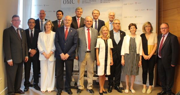 Miembros de la Comisión Central de Deontología de la OMC.